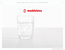 Tablet Screenshot of maddalena.it